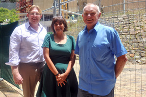 Key players: (From left) Stuart Hendry, Jacqui Kew and Dr Mike Herrington are leading a three-year pan-African study on unemployed youth and entrepreneurship.