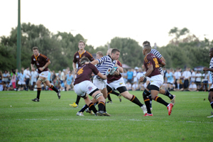 Fruitless toil: Despite battling bravely, Ikeys could not snap their winless streak against arch-rivals FNB Maties in the fifth round of the FNB Varsity Cup.