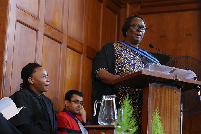 Mary-Jane Morifi implored UCT's final group of commerce graduands to act in the service of the common good.