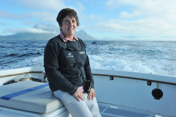 Crest of a wave: Assoc Prof Coleen Moloney (biological sciences), the first woman to win the Gilchrist Memorial Medal in 27 years. The South African Network for Coastal and Oceanic Research awards it triennially.