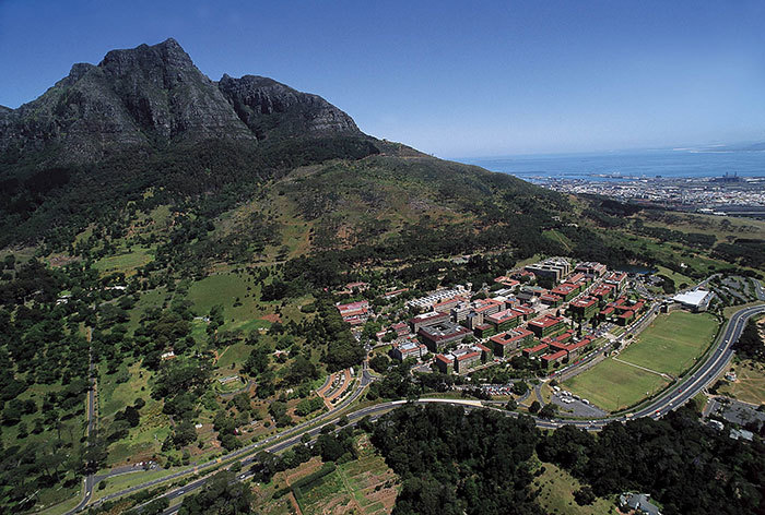 Aerial view of the University of Cape Town. (Photo: UCT).