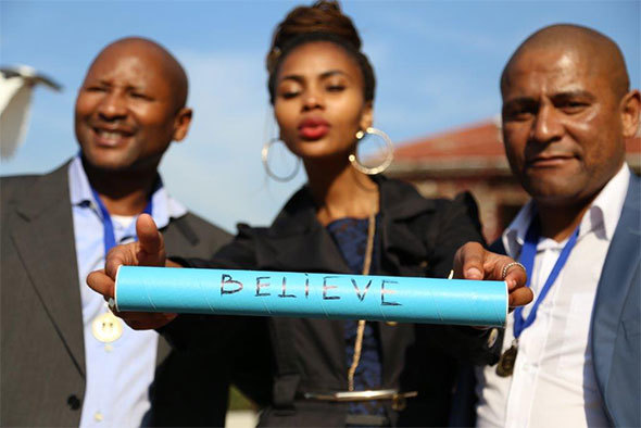 At the recent UCT graduation a student wrote 'believe' on the scroll containing their certificate, considered by many an important ingredient in anyone's journey to graduation.