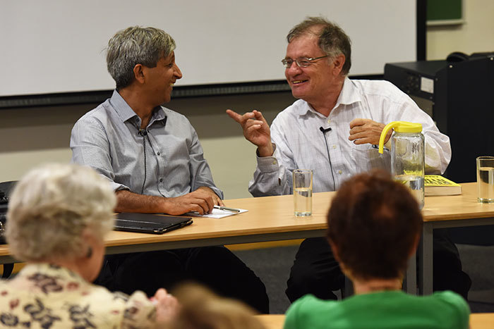 Professor Adam Habib, vice-chancellor of Wits University, and Professor Dennis Davis of UCT's Faculty of Law discuss issues of democracy, economy and higher education in South Africa, as part of UCT's 2015 Summer School programme.