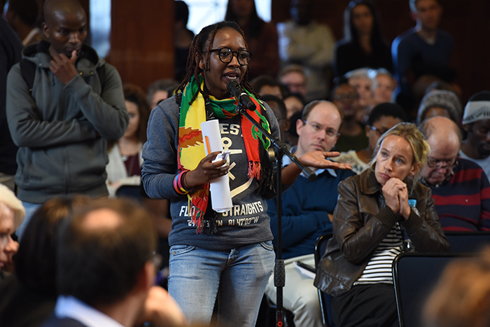 Pam Dhlamini, a former chair of Rainbow UCT, said that queer students needed better support from the university, because "we've had none", especially in light of the recent furore around comments made by SRC member Zizipho Pae.