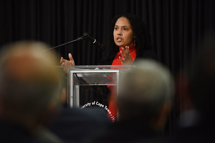 Dr Lydia Cairncross, a contemporary of Dr Neville Alexander since 1990, delivered the keynote address at the inauguration of the Neville Alexander Building at UCT on 28 August 2015.