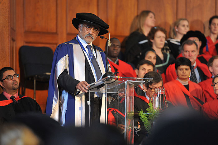 Professor Crain Soudien, Deputy Vice-Chancellor, shared the crux of his academic journey with graduands on 11 June.