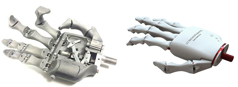 UCT Department of Mechanical Engineering design for a low cost, mechanically operated hand <b>(FutureTech, 2014)</b>
