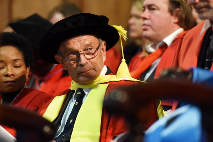 Emeritus Professor Francis Wilson was conferred the degree of doctor of letters honoris causa.
