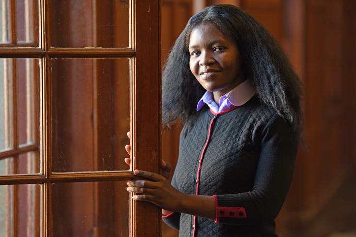 Master's student in clinical social work Kelebogile Simula is passionate about sexual and reproductive health and rights, education advocacy, and youth leadership.