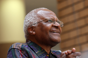 Activist and patron: Archbishop Emeritus Desmond Tutu will receive a special leadership award from UCT this week.