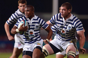 Fruitless toil: Despite battling bravely, Ikeys could not snap their winless streak against arch-rivals FNB Maties in the fifth round of the FNB Varsity Cup.