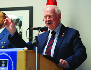 Heads and hearts: David Johnston, Governor-General of Canada, at a recent UCT panel discussion on international education and science collaboration.