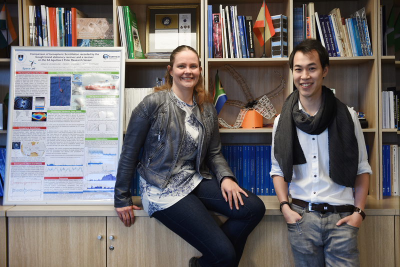Ani Vermeulen and Louis Feng, of the UCT SpaceLab programme, have been selected by the prestigious Emerging Space Leaders Grant Programme. 