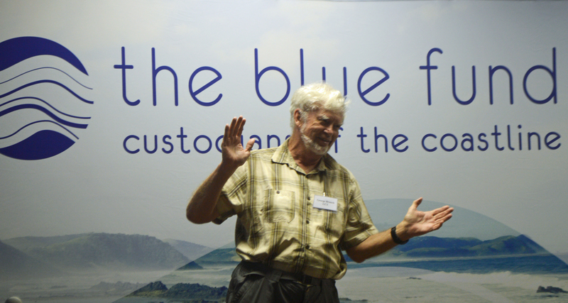 Professor George Branch addresses scientists and students at the recent Ocean Stewards Science Session at the University of KwaZulu-Natal. <b>Photo</b> Fred Kockott.