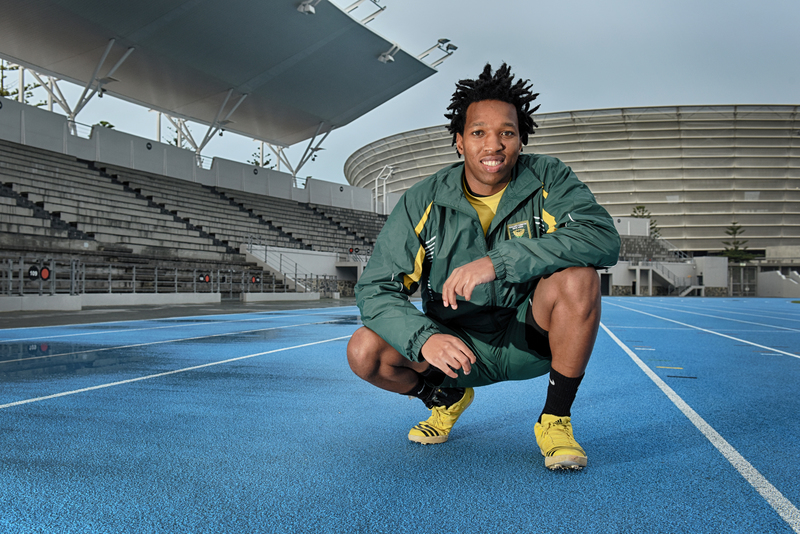 The unstoppable Mpumelelo Mhlongo, UCT’s three-time Sportsperson of the Year. Photo Michael Hammond.