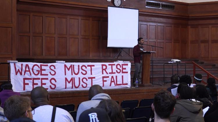 Jameson Hall was packed as students and staff thronged to discuss the possibility of fee-free higher education.