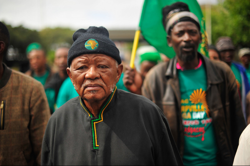 Philip Kgosana marching to Cape Town CBD, remembering 30 March 1960. Photo Henk Kruger / Cape Argus.