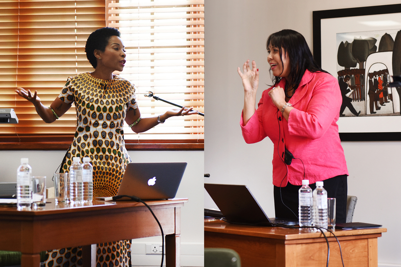 Prof Mamokgethi Phakeng and Prof Vivienne Lawack – the two shortlisted candidates for the role of new VC at UCT.