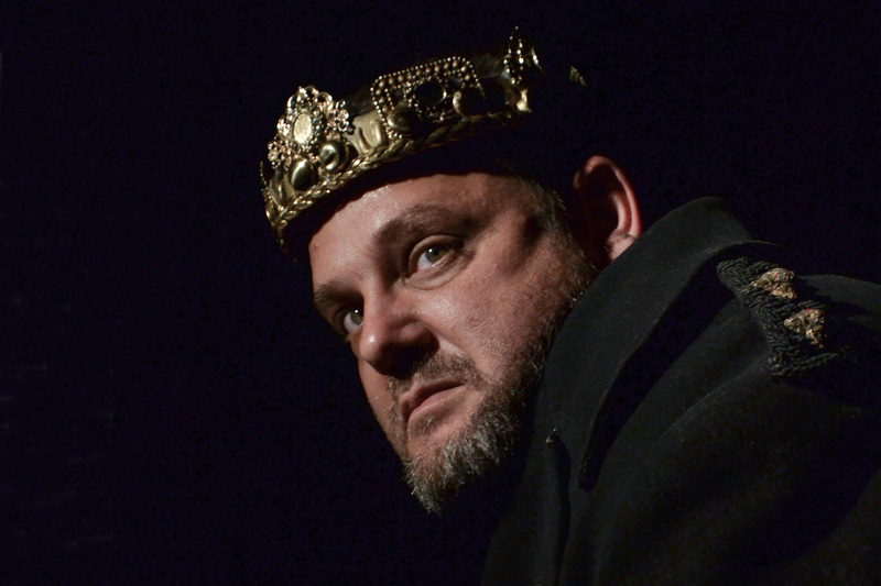 Alan Committie as Richard in the upcoming production of Richard III. <strong>Photo</strong> Maggie Gericke.