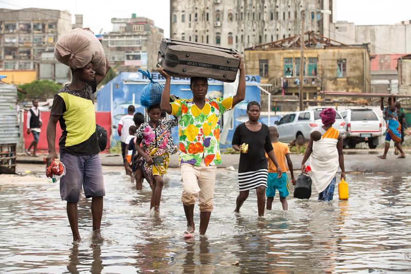 The aftermath of Cyclone Idai in Mozambique. The cyclone claimed thousands of lives and impacted more than 7 million people in three sub-Saharan Africa countries.