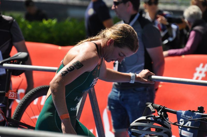 UCT’s Hayley Preen represents South Africa in the green trisuit at the International Triathlon Union (ITU) Cross Triathlon World Championships in Spain this week, where she took 5th place in the women’s U23 event.