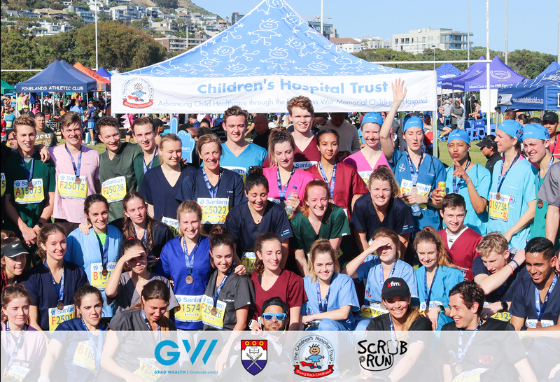 Students from UCT’s Surgical Society are gearing up to participate in another 10 km Scrub Run during the annual Sanlam Cape Town Marathon to raise funds for a weekend surgical programme at Red Cross Children’s Hospital. 