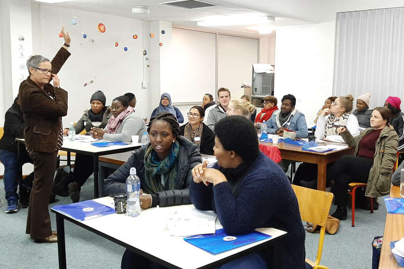 Newly-qualified teachers enjoying one of the sessions during the Winter School programme.