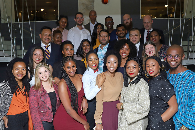 The UCT students, staff and alumni on the M&G’s list of trailblazers celebrate their achievement at the 15 On Orange Hotel on Friday evening.