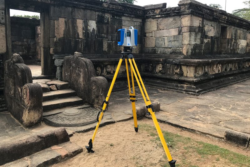 The Zamani Project team’s laser scanner from Zoller & Fröhlich records highly accurate representations of heritage sites.