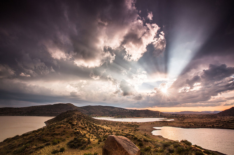 The Gariep Dam showing healthy water levels. However, future water prospects will be determined by climate change, and management of the country’s water resources will become even more important.