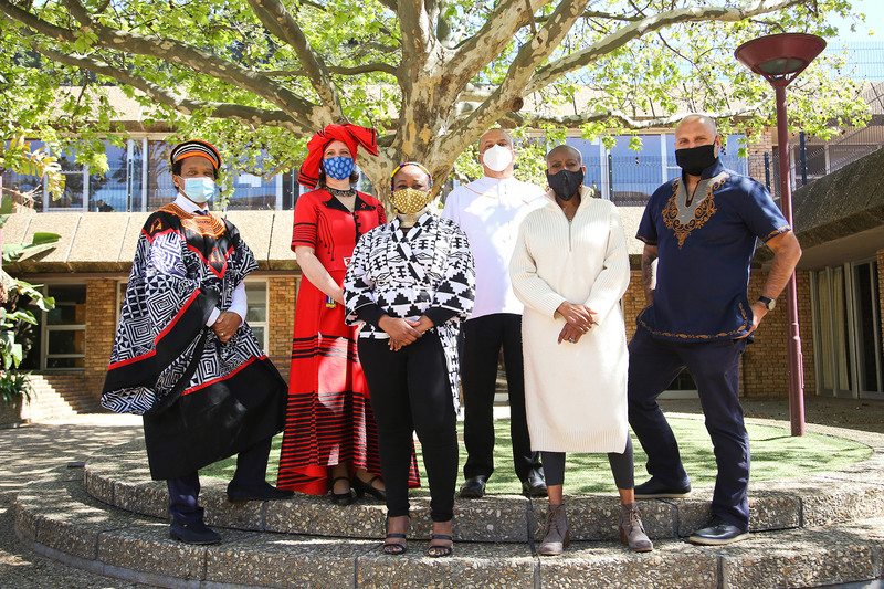 Members of the faculty deanery group participated in the Africa Day event and the group was one of the event sponsors. <b>Photo</b>&nbsp;Je&rsquo;nine May.