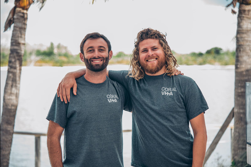 UCT alum Gator Halpern (right) together with his business partner, Sam Teicher, won the Earthshot prize for restoring coral reefs.