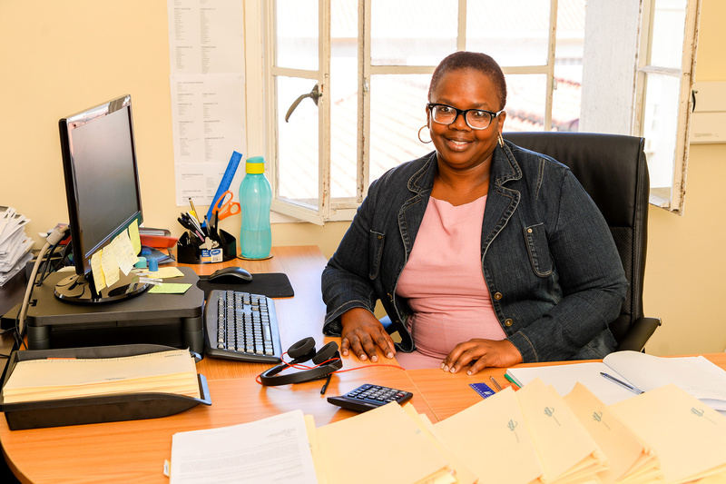 As secretary and administration assistant, Nosipho Ntseke says a UCT undergraduate degree might be in the pipeline for her in the future. 