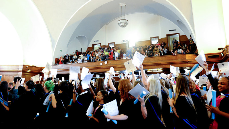 More than 1 500 Humanities graduates were capped on Wednesday, 29 March. 