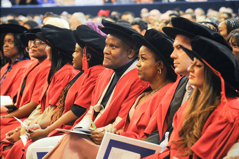 UCT Chancellor Dr Precious Moloi-Motsepe commended graduates for their perseverance over their years of study. 