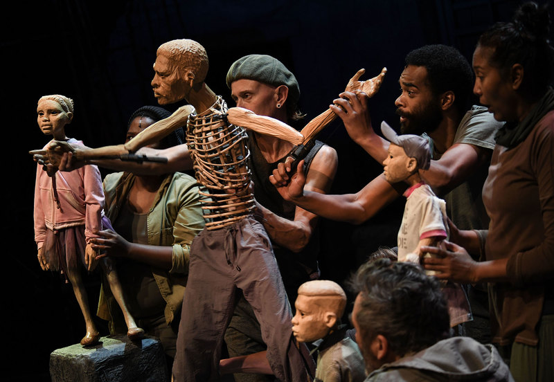 “Life and Times of Michael K” cast comprises several UCT alumni, including the Handstring Puppet Company (founded by Adrian Kohler and Basil Jones) and Faniswa Yisa.