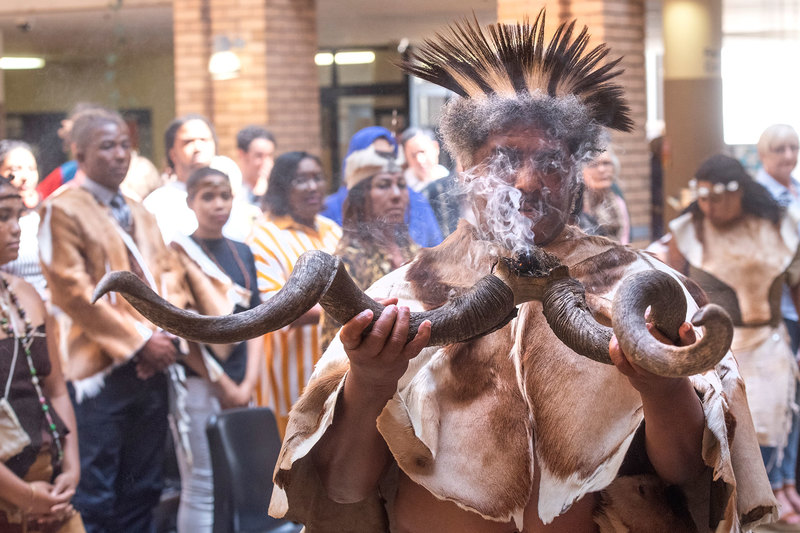 Central to UCT’s approach to promoting a better understanding of what it means to be human is the importance of engaging with the diverse experiences, culture expressions and histories that make us human, and promoting respect and empathy for all. <b>Photo</b> Brenton Geach.