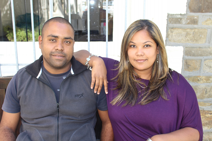 Ameera Safter and her business partner and husband, Tauriq.