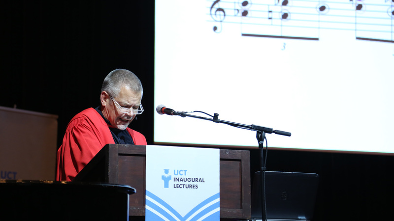 Prof Hendrik Hofmeyr from the South African College of Music demystifies the process of composing by explaining how he used a poem by WB Yeats as the inspiration for a symphonic tone poem for orchestra and voice. Photo by Je'nine May.