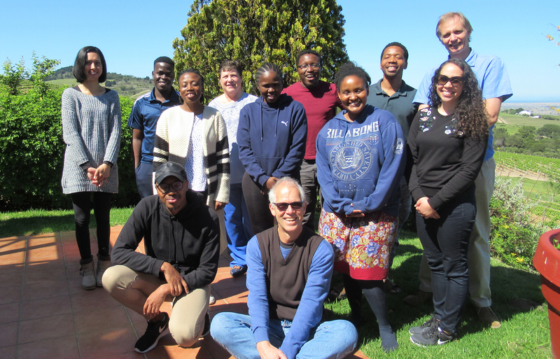 The NGAP cohort at the Zevenwacht Wine Estate.