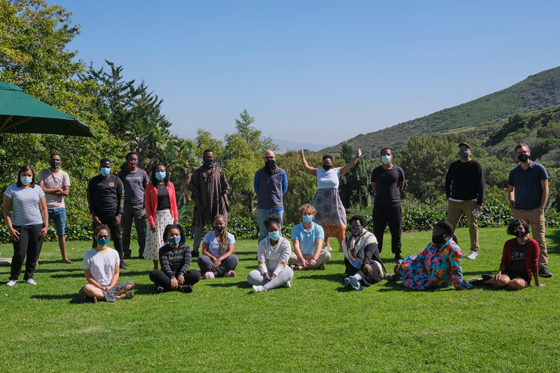 (From left): Bianca Arendse, Simon Chili, Mieng Abrahams, Frissiano Honwana, Musa Nxele, Ayanda Pekane, Andiswa Mfengu, Mochelo Lefoka, Kentse Mpolokeng, Robert Morrell, Snazo Sidodo, Rob Muir, Amanda Mtya, Pumelela Nqelenga, Muzi Sikhonde, Tendani Chimboza, Dylan Valley, Suraya Scheba and Andreas Scheba.