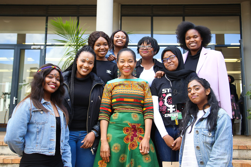 The VC celebrated National Women’s Day on 8 August with students from Graça Machel Hall. The theme for the lunch event was raising up African women in academia and in leadership roles.