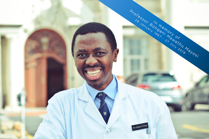 Professor Bongani Mayosi, Head of Medicine at Groote Schuur Hospital and the University of Cape Town, and lead investigator of the African-led multi-country study. 