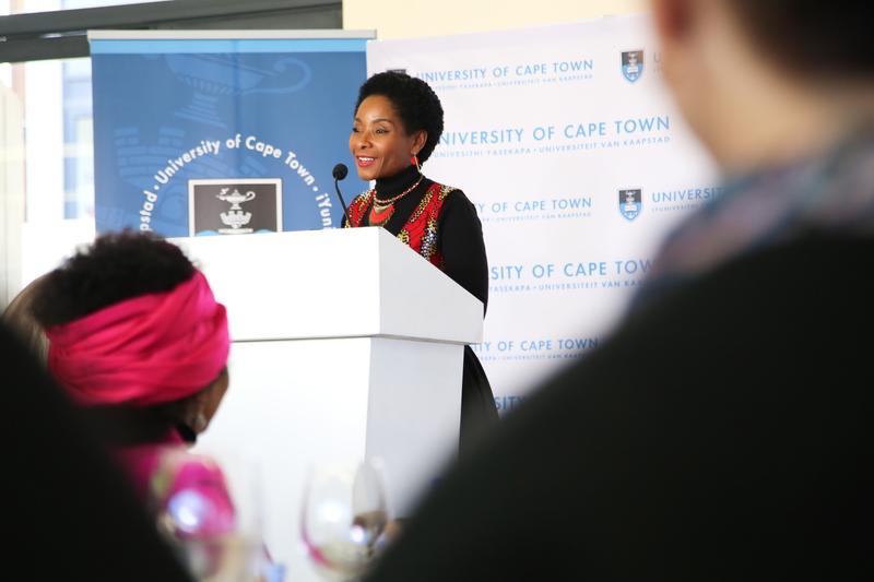 UCT VC Professor Mamokgethi Phakeng launched the new scholarships at the UCT 2018 National Women’s Day event.