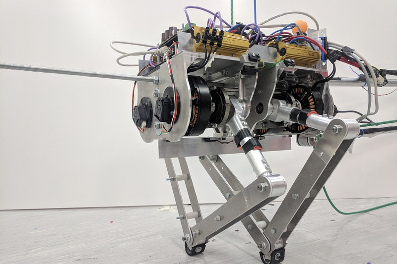 A jumping, two-legged robot developed at UCT is helping researchers figure out new ways for robots to move and inspire young scientists.