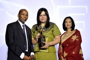 Mosibudi Mangena, Dr Virna Leaner, and Dr Romila Maharaj