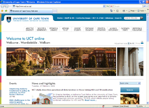 UCT website