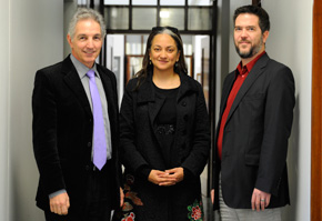 Dr Max Price Ferial Haffajee and Jacques Rousseau