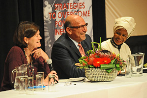 Minister Trevor Manuel and Kate O'Regan and Dr Mamphela Ramphele