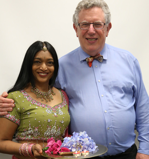 Saying goodbye: Legal counsellor Anne Isaac, who organised the farewell for outgoing registrar Hugh Amoore, says she owes him a great deal both personally and professionally.